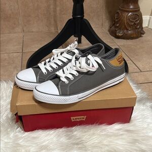 Levi's Charcoal and White Men's Sneakers